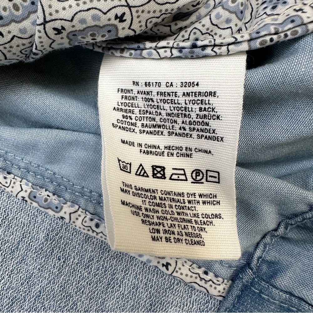Anthropologie PILCO Newsy denim jeans chambray jacket, M. - Picture 11 of 11